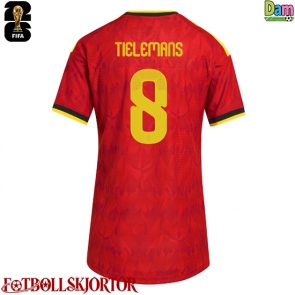 Belgien Youri Tielemans #8 Hemmatröja Dam VM 2026 Kortärmad